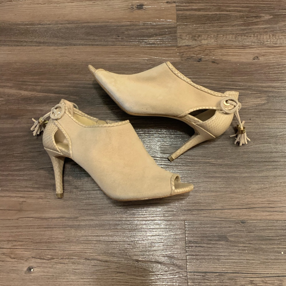 Michael Kors Suede Tassel Booties